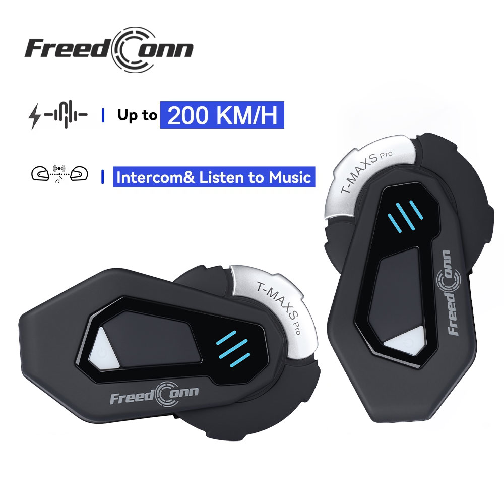 Universal Motorcycle Helmet Intercom Headset - FreedConn T MAX S PRO Motorfiets