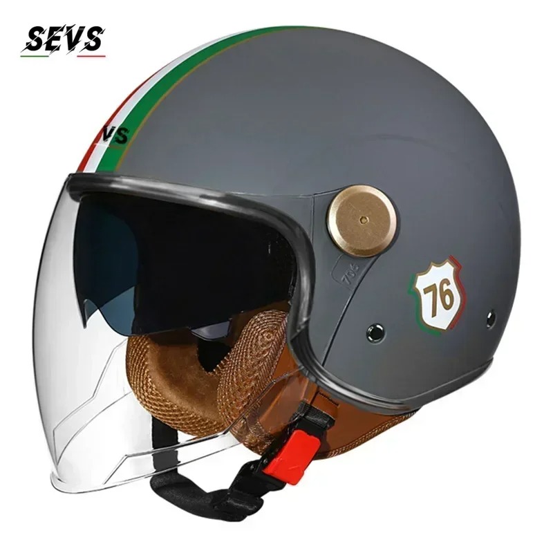 DOT-gecertificeerde open 3/4 m - Vintage Open Face Retro Helmet recensie en prijs