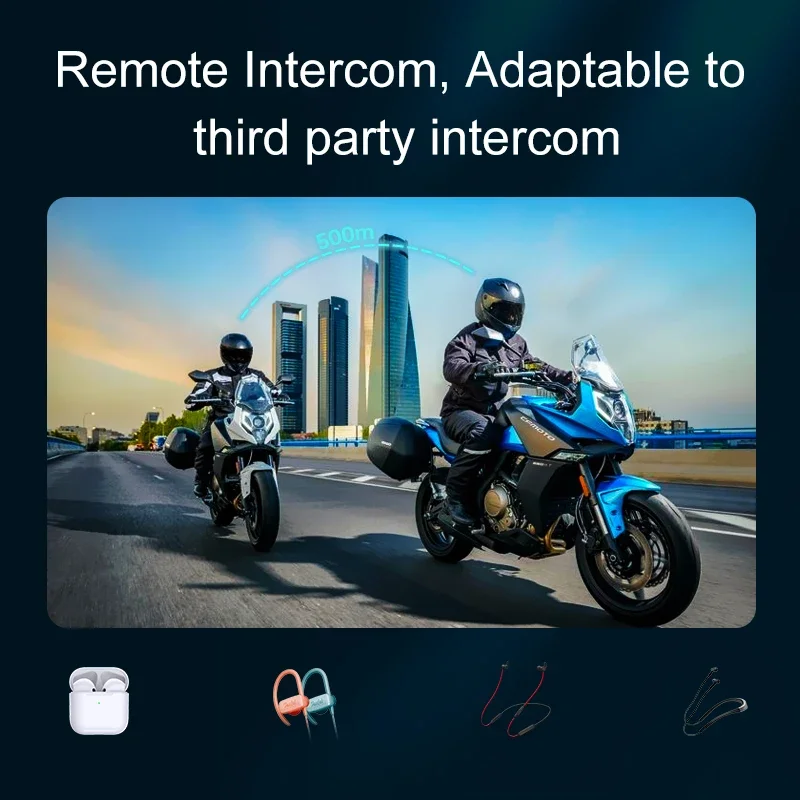 Y20 Pro 1/2x Motor Intercom He - Universal Motorcycle Helmet Intercom Headset recensie en prijs