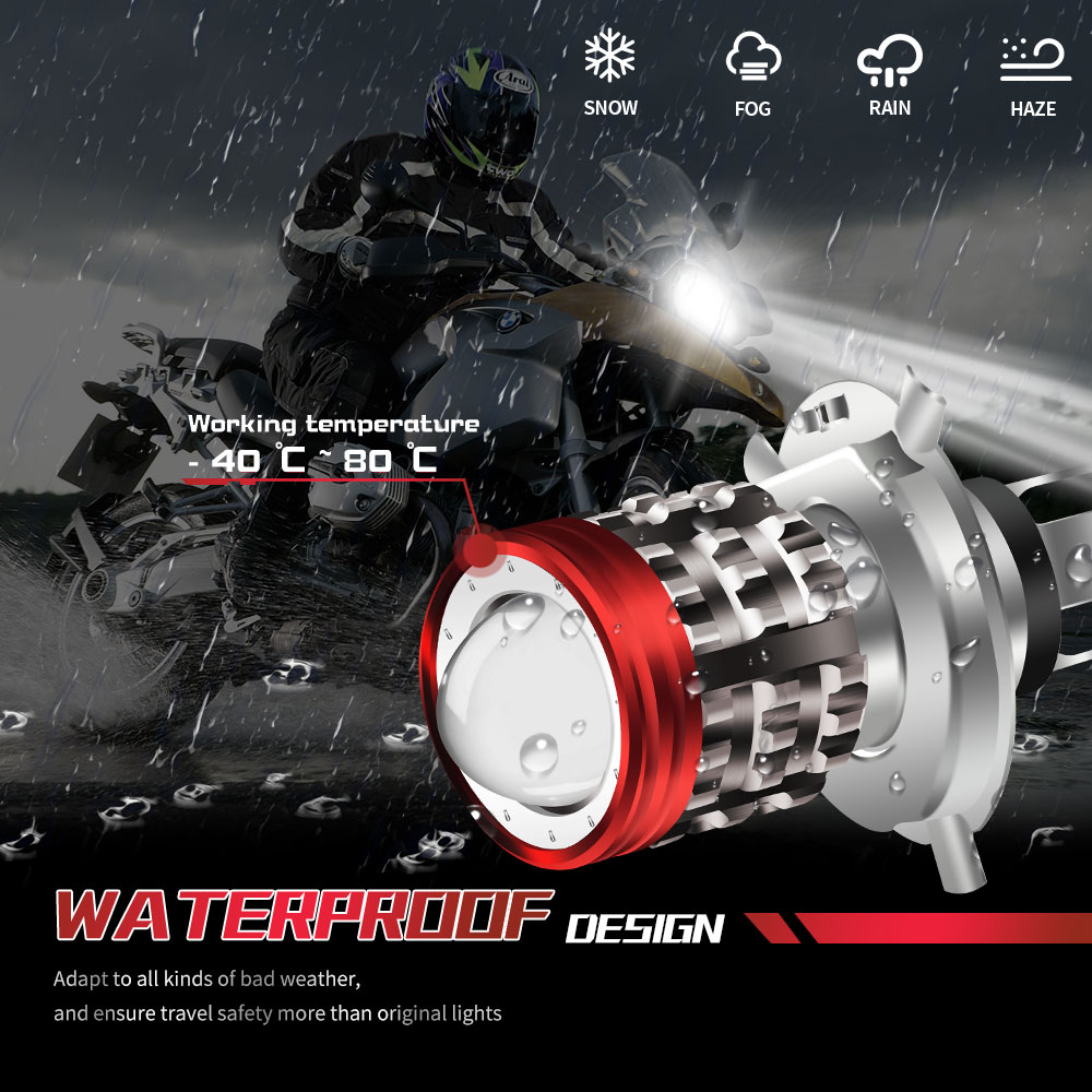 Universele H4 Led Motorfiets K - Universal Motorcycle Led Headlight Projector recensie en prijs