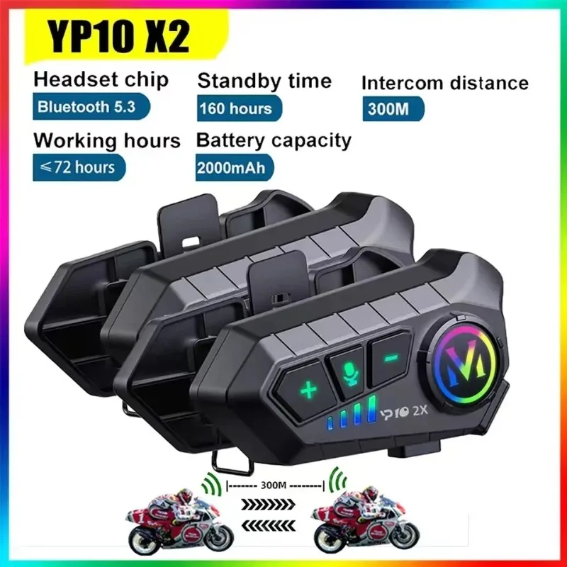 Y10 2x Bluetooth Motorhelm Int - Universal Motorcycle Helmet Intercom Headset recensie en prijs