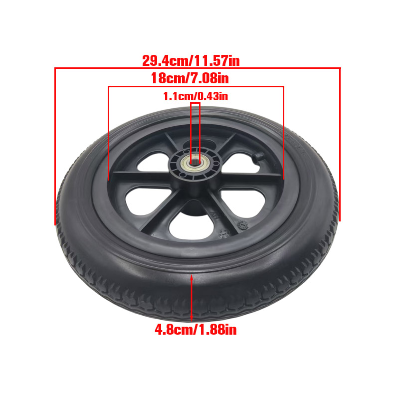 12 inch 12 1/2 x 2 1/4 massiev - Scooter Parts recensie en prijs