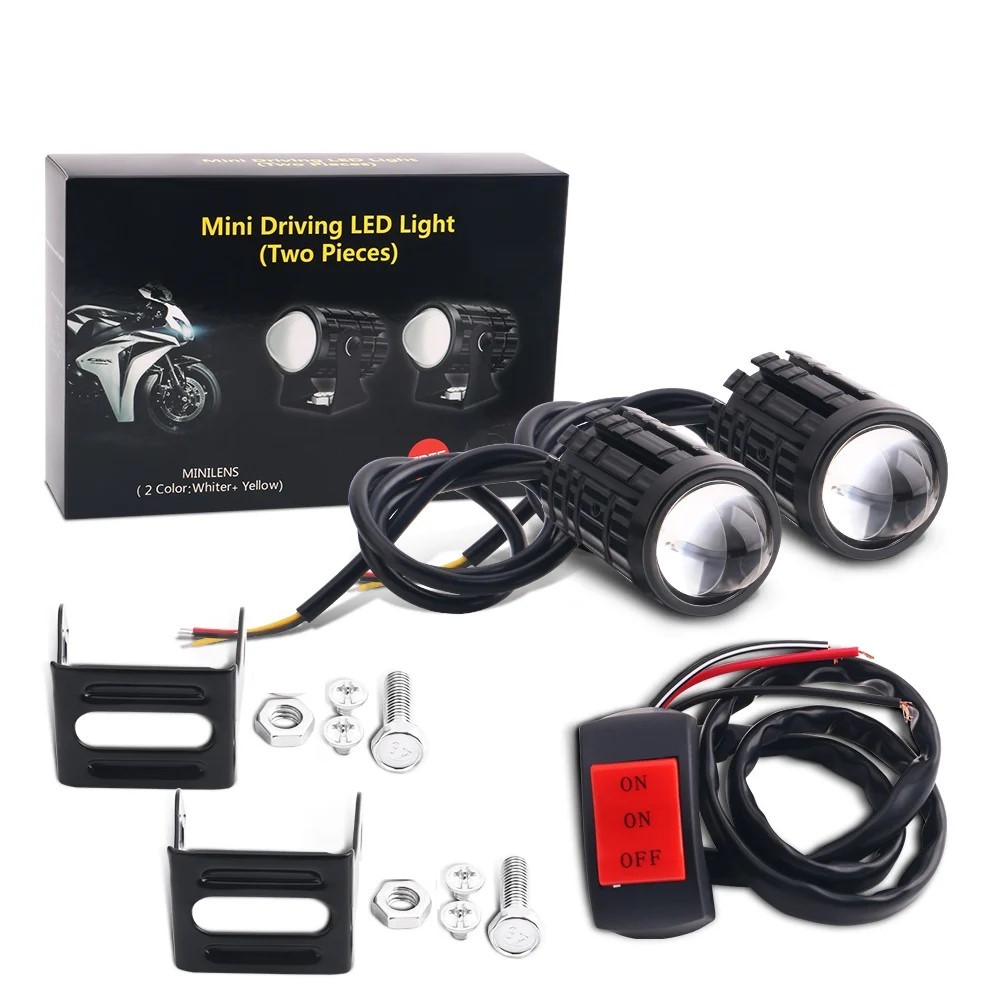 Universele motorfiets LED-kopl - Universal Motorcycle Led Headlight Projector recensie en prijs