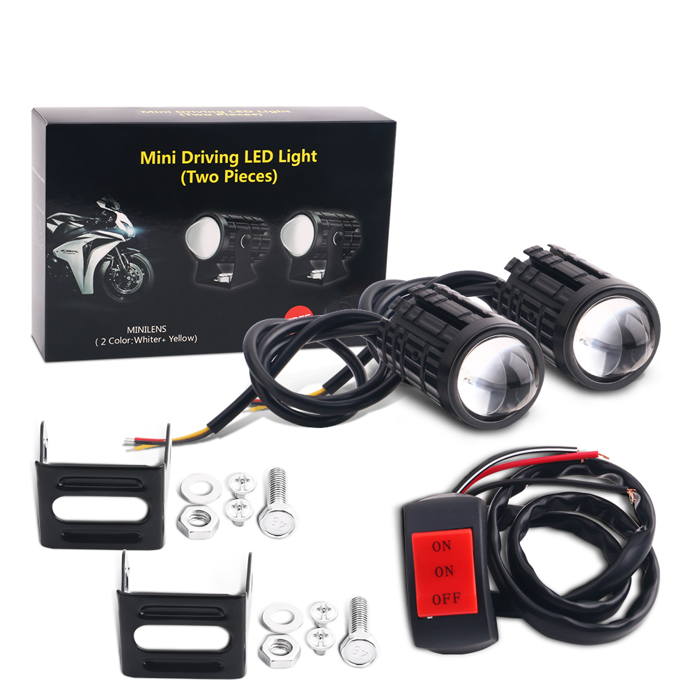 2 Stuks Universele Motorfiets  - Universal Motorcycle Led Headlight Projector recensie en prijs