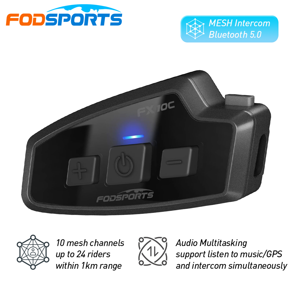 Fodsports FX 10C Motorfiets Me - Universal Motorcycle Helmet Intercom Headset recensie en prijs